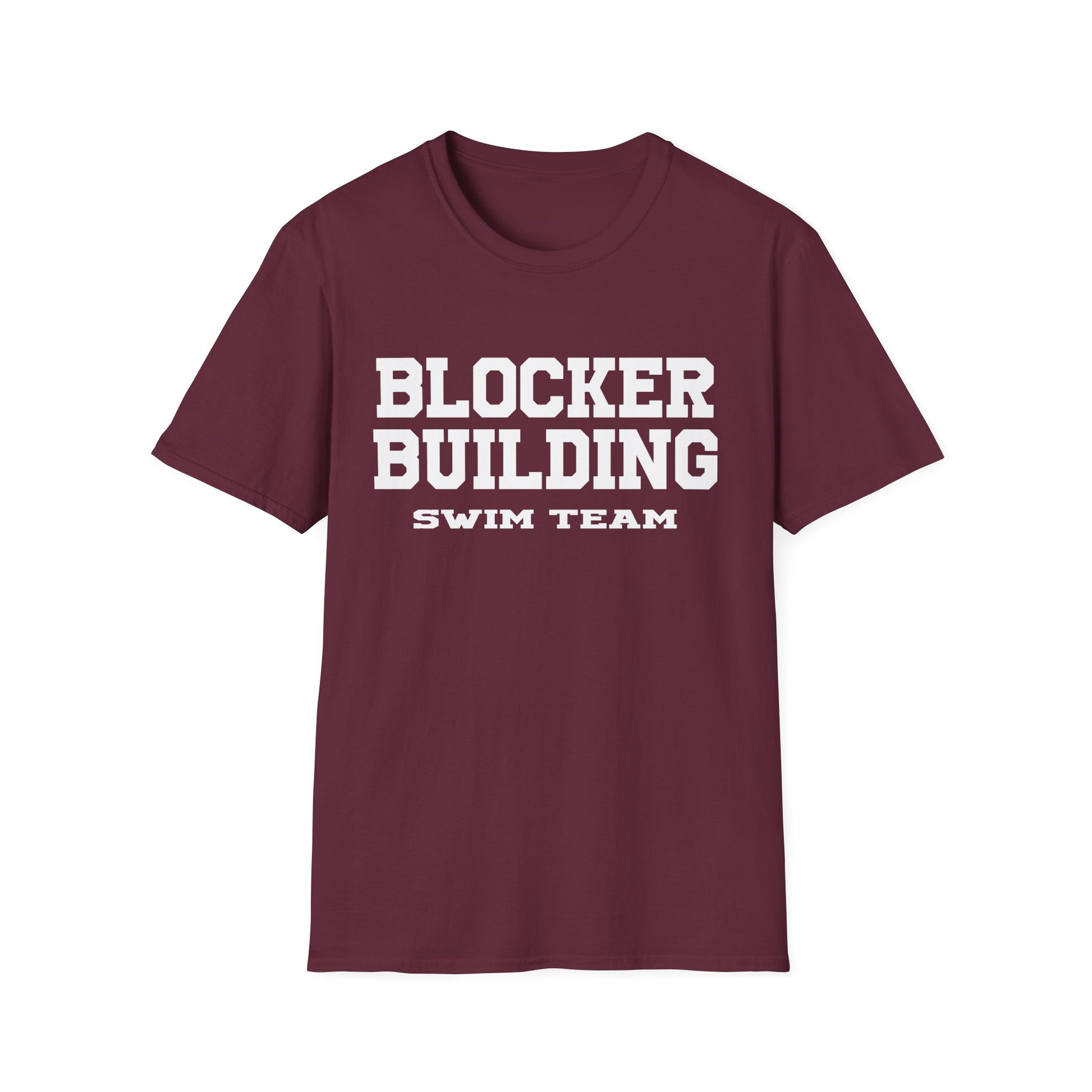 Maroon Blocker Swim Tee