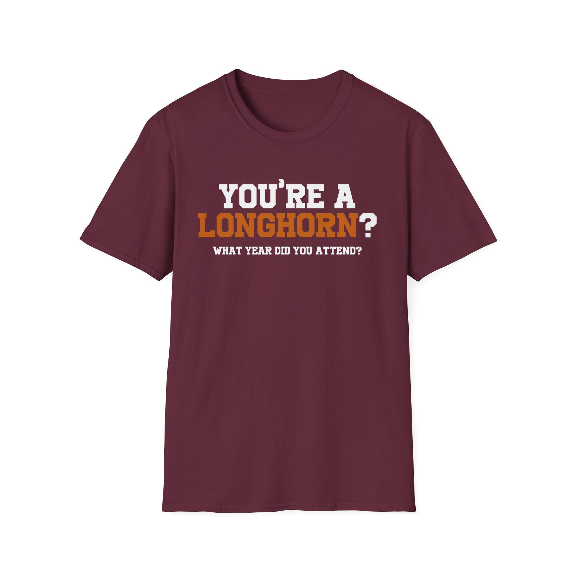 Maroon "What Year" Tee