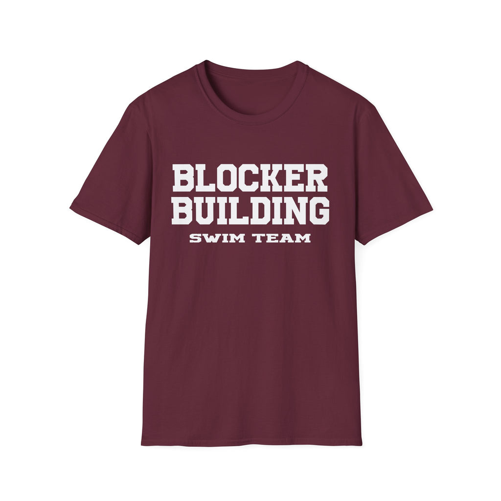 Maroon Blocker Swim Tee