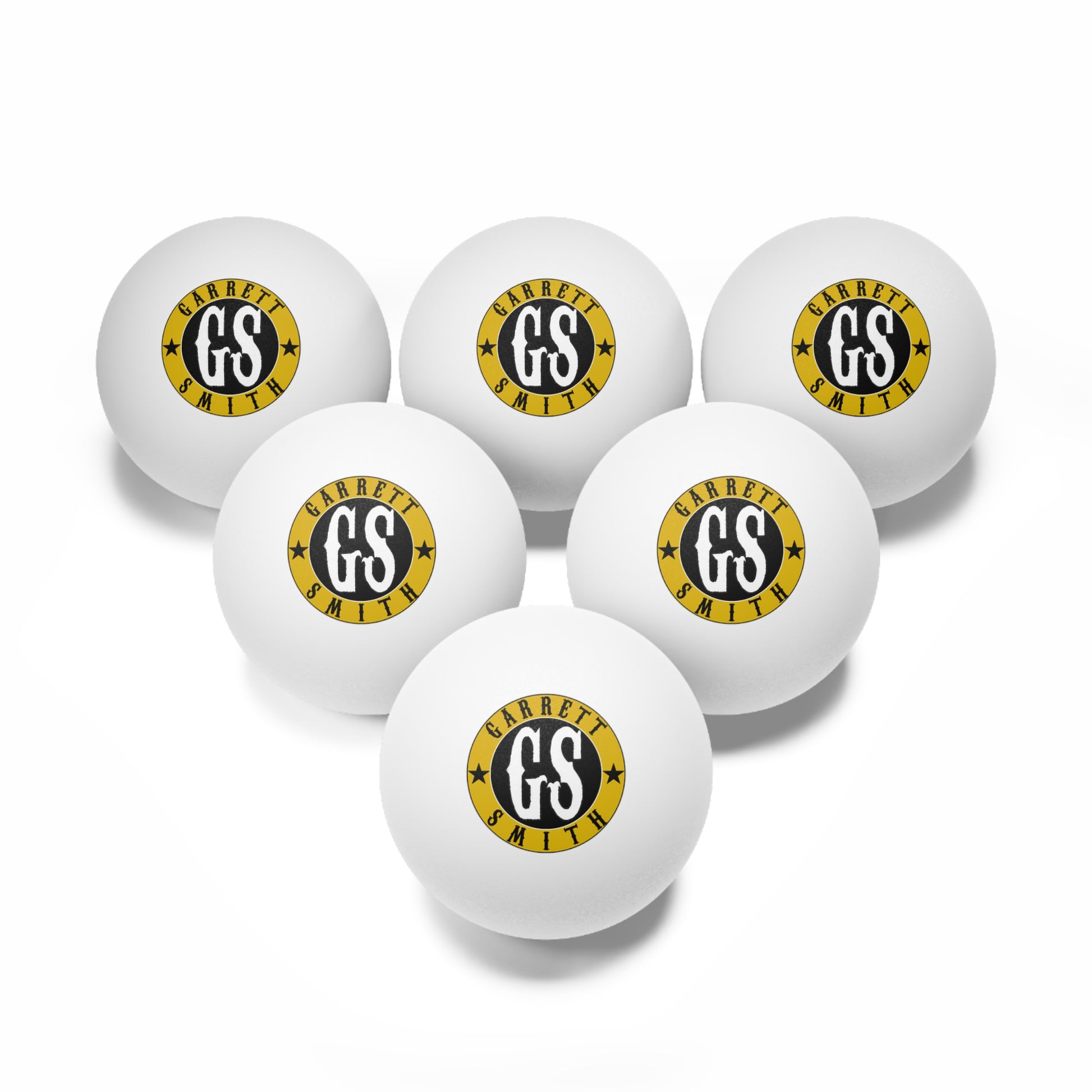 Garrett Smith Classic Logo Pong Balls