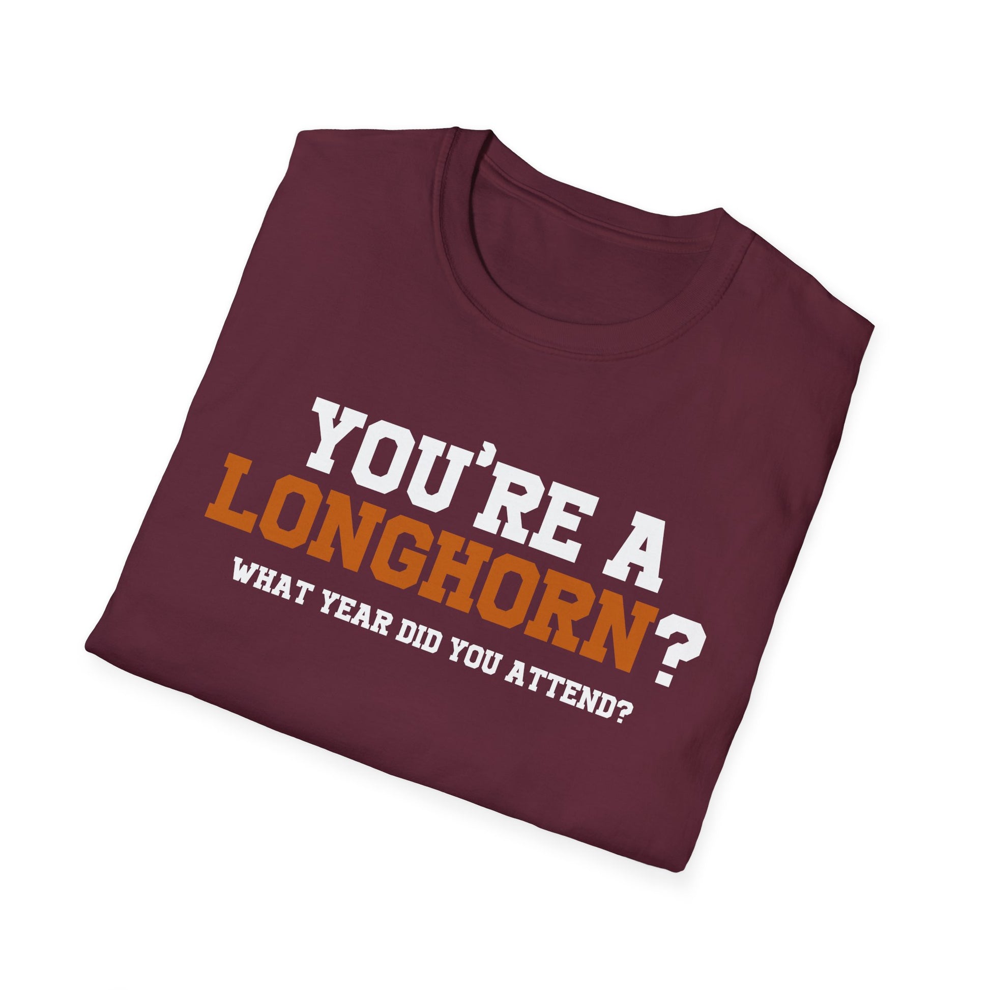 Maroon "What Year" Tee